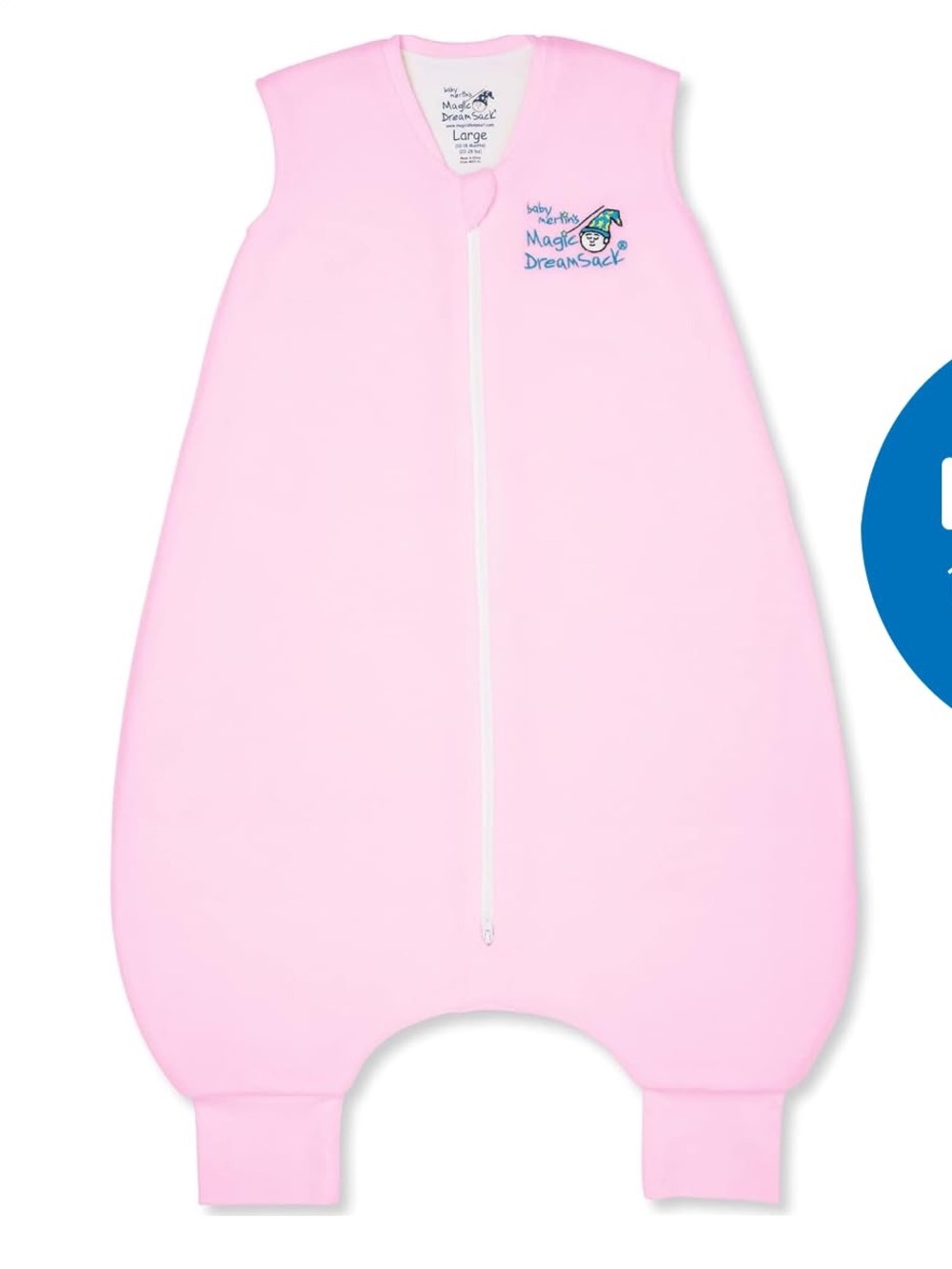 Baby Merlin’s magic dreamsuit size large pink